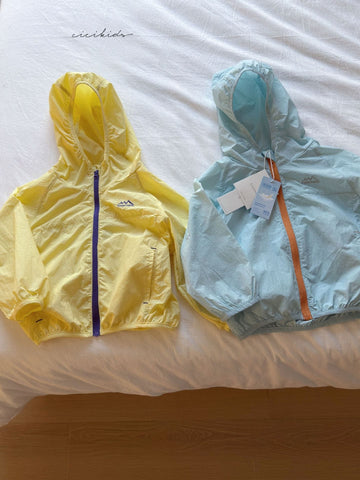 Lightweight Breathable UPF50+ Sun Protection Jacket フード ウィンドブレーカー【mh0013314】 cicikids ショートコート・ジャケット・ジャンパー