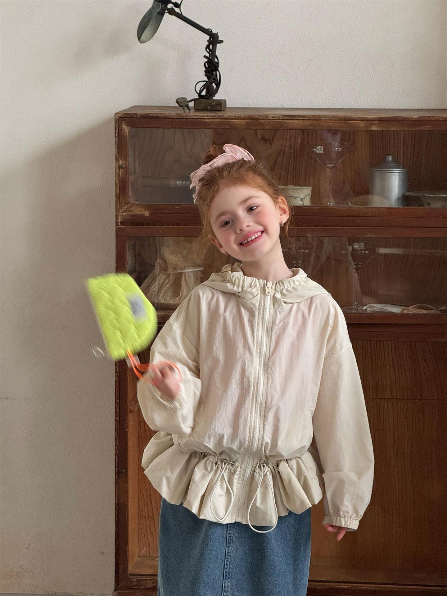 Lightweight Hooded Sun Jacket ライトウェイト フード付 日よけパーカー【mh0012313】 Beige / 90cm Jianzidan