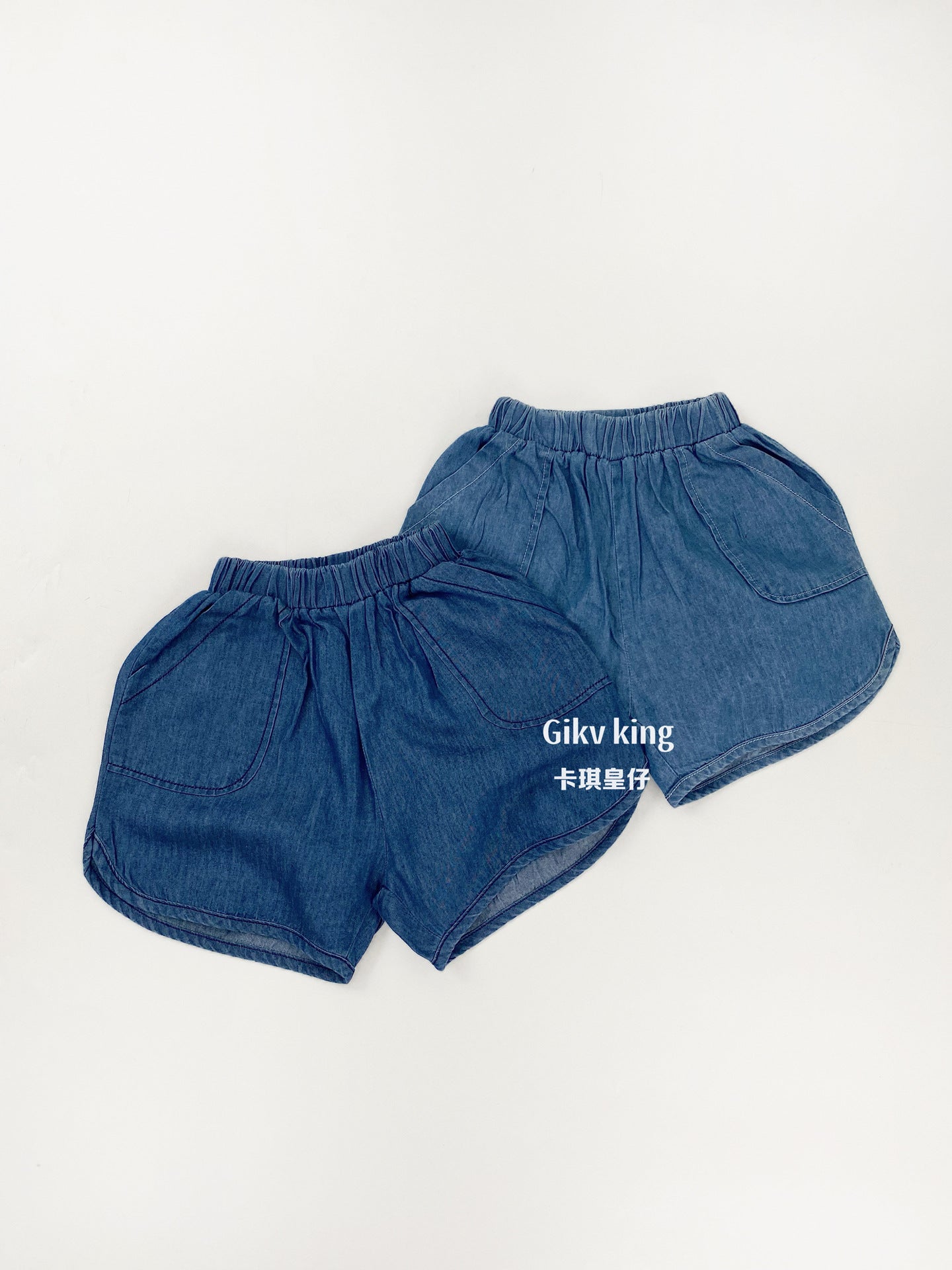 Lightweight Tencel Denim Shorts デニム テンセル ハーフパンツ【mh0012837】 Gikv king ハーフパンツ・ショートパンツ