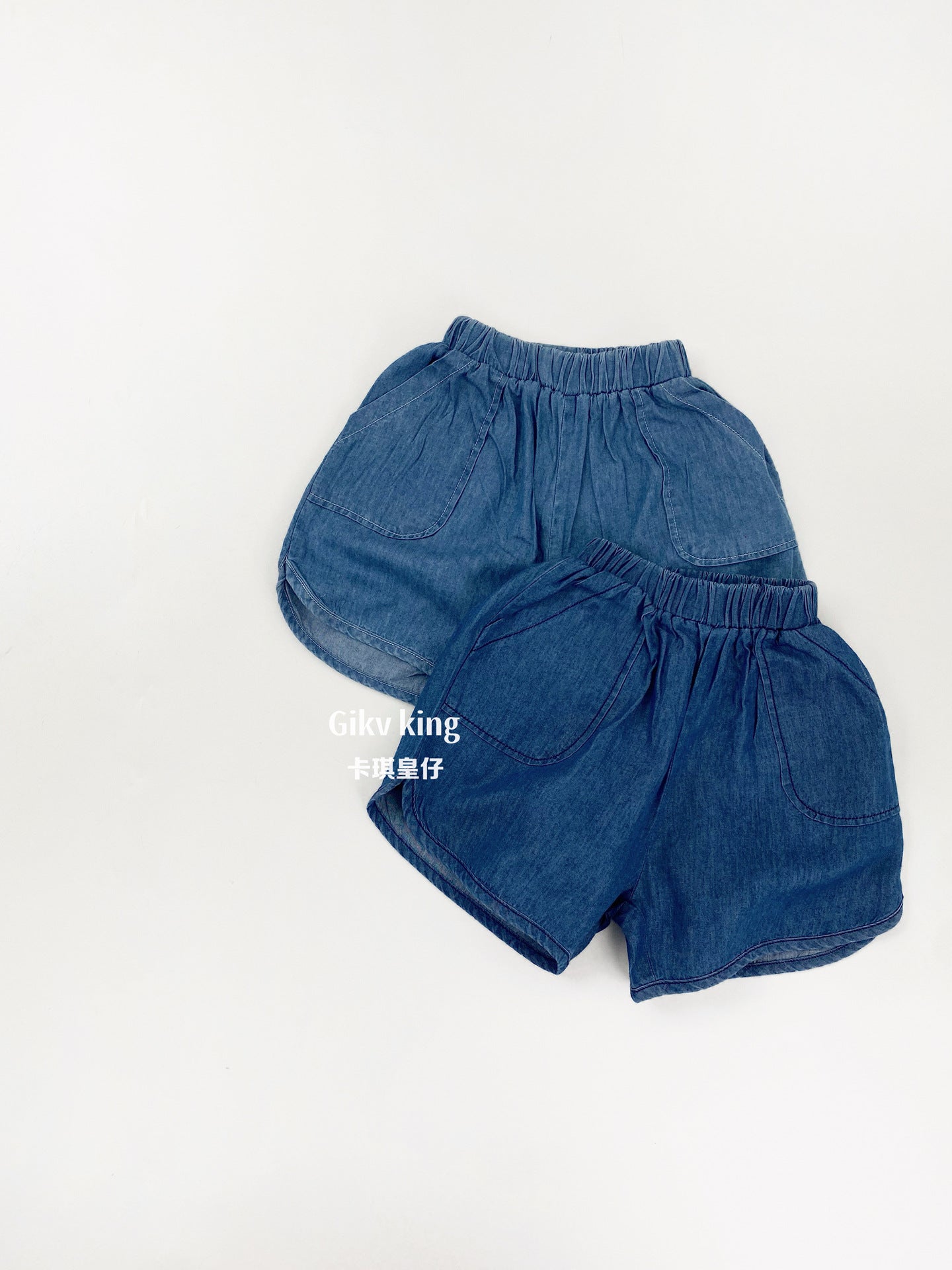 Lightweight Tencel Denim Shorts デニム テンセル ハーフパンツ【mh0012837】 Gikv king ハーフパンツ・ショートパンツ
