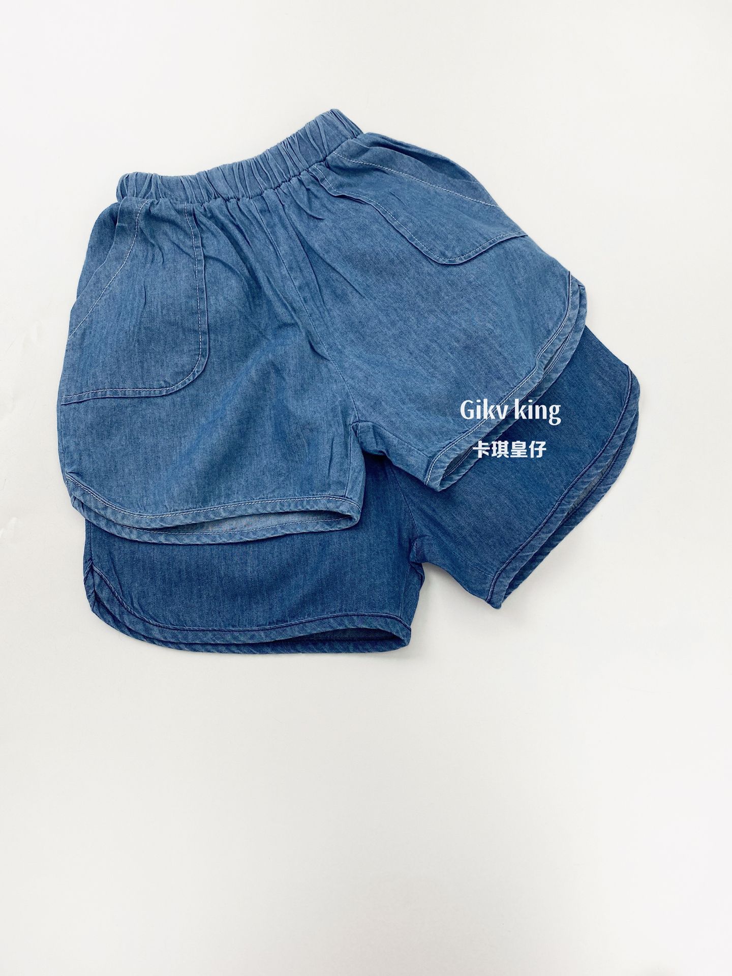 Lightweight Tencel Denim Shorts デニム テンセル ハーフパンツ【mh0012837】 Gikv king ハーフパンツ・ショートパンツ