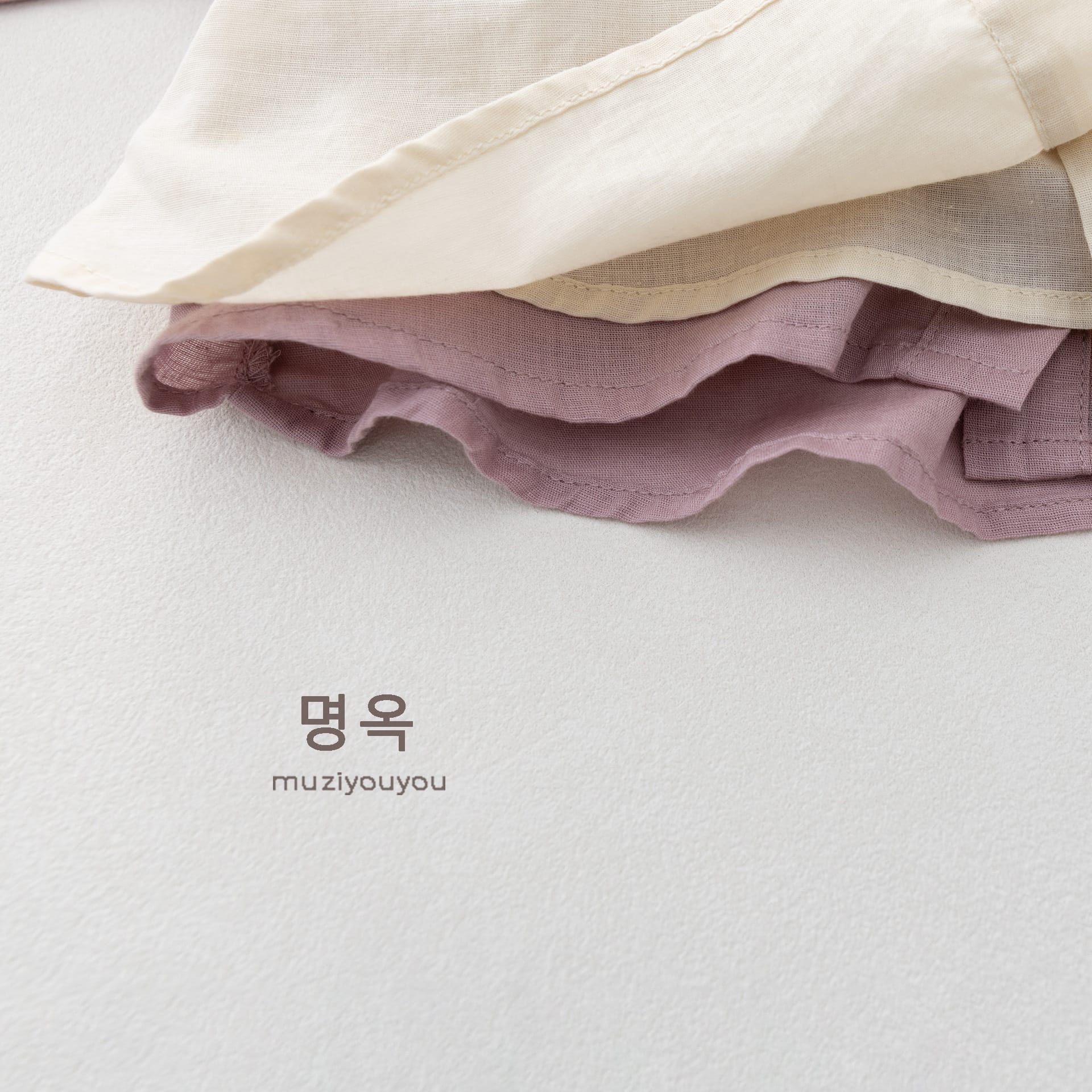 Linen Blend Stand Collar Long Sleeve Shirt バンドカラー 長袖シャツ【mh0013150】 명옥 muziyouyou 長袖シャツ・ブラウス