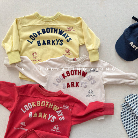 Logo Printed Cotton Sweatshirt ロゴ プリント スウェットシャツ【mh0012438】 ADbaby 長袖Tシャツ