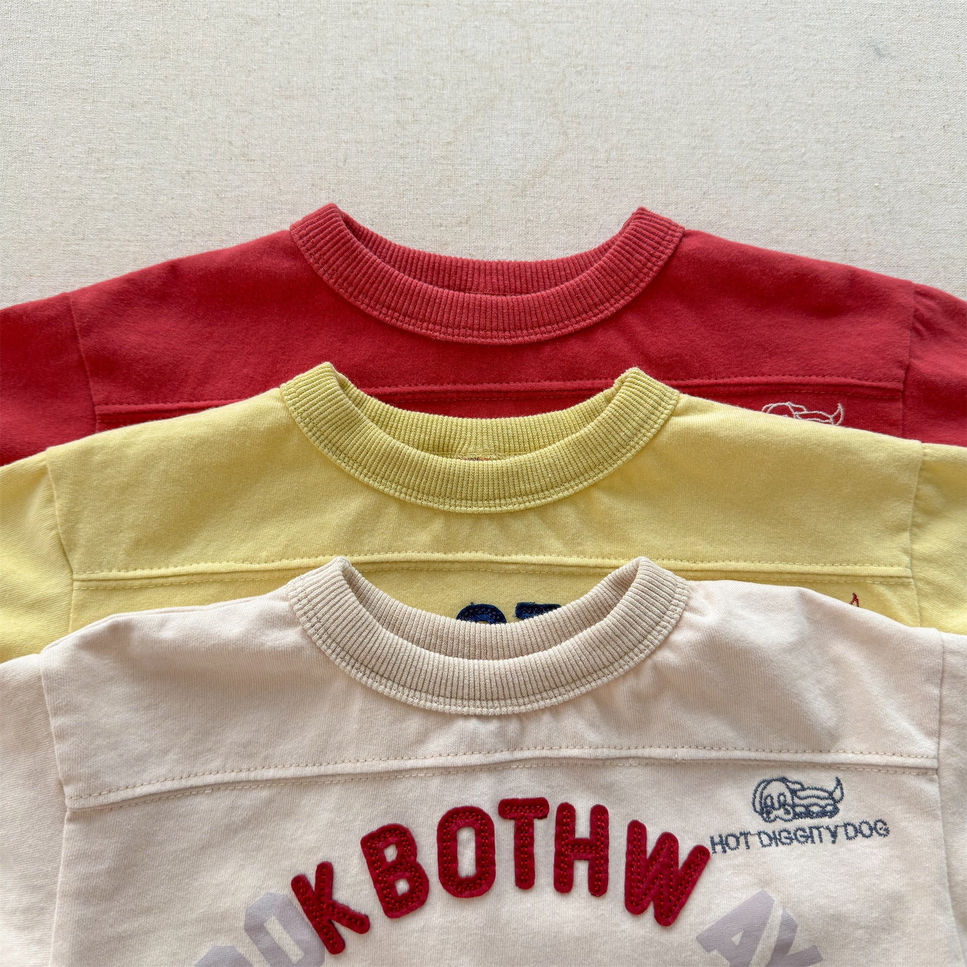 Logo Printed Cotton Sweatshirt ロゴ プリント スウェットシャツ【mh0012438】 ADbaby 長袖Tシャツ