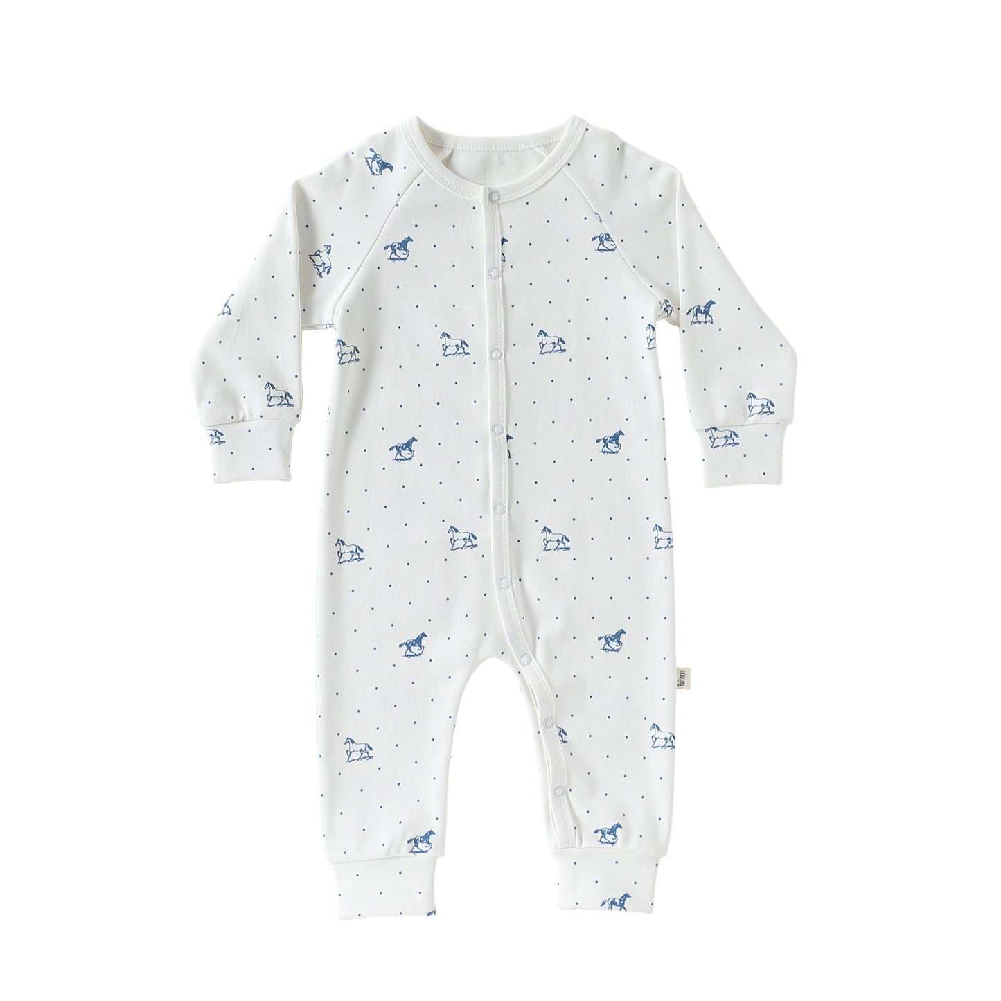 Long-Sleeve Printed Romper プリント 長袖カバーオール【mh0012327】 mamahalo shop