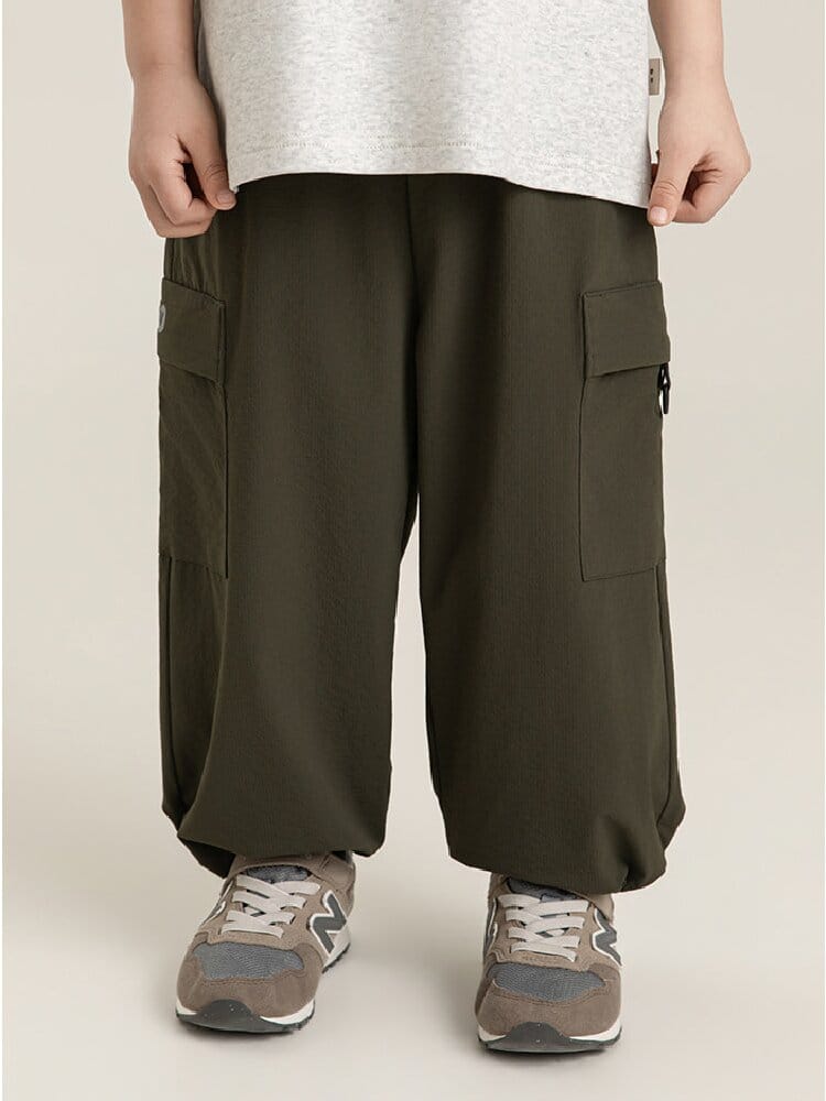 Loose Cargo Jogger Pants ナイロン カーゴ ロングパンツ【mh0012742】 YoehYaul ロングパンツ・スウェットパンツ
