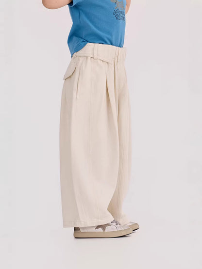 Loose Fit Wide Leg Pants ルーズ ワイドパンツ【mh0012382】 mamahalo shop