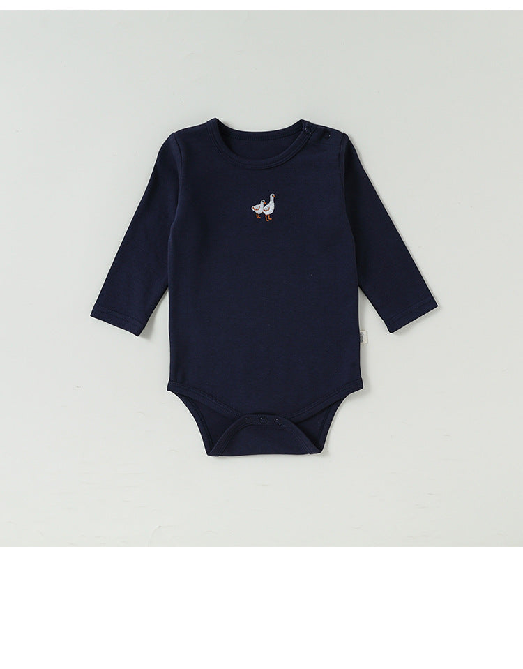 Lyocell Long-Sleeve Romper リヨセル 長袖ロンパース【mh0012335】 Beitaoya