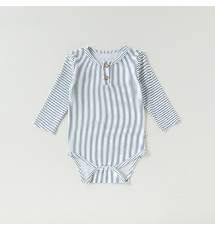 Lyocell Long-Sleeve Romper リヨセル 長袖ロンパース【mh0012335】 Beitaoya