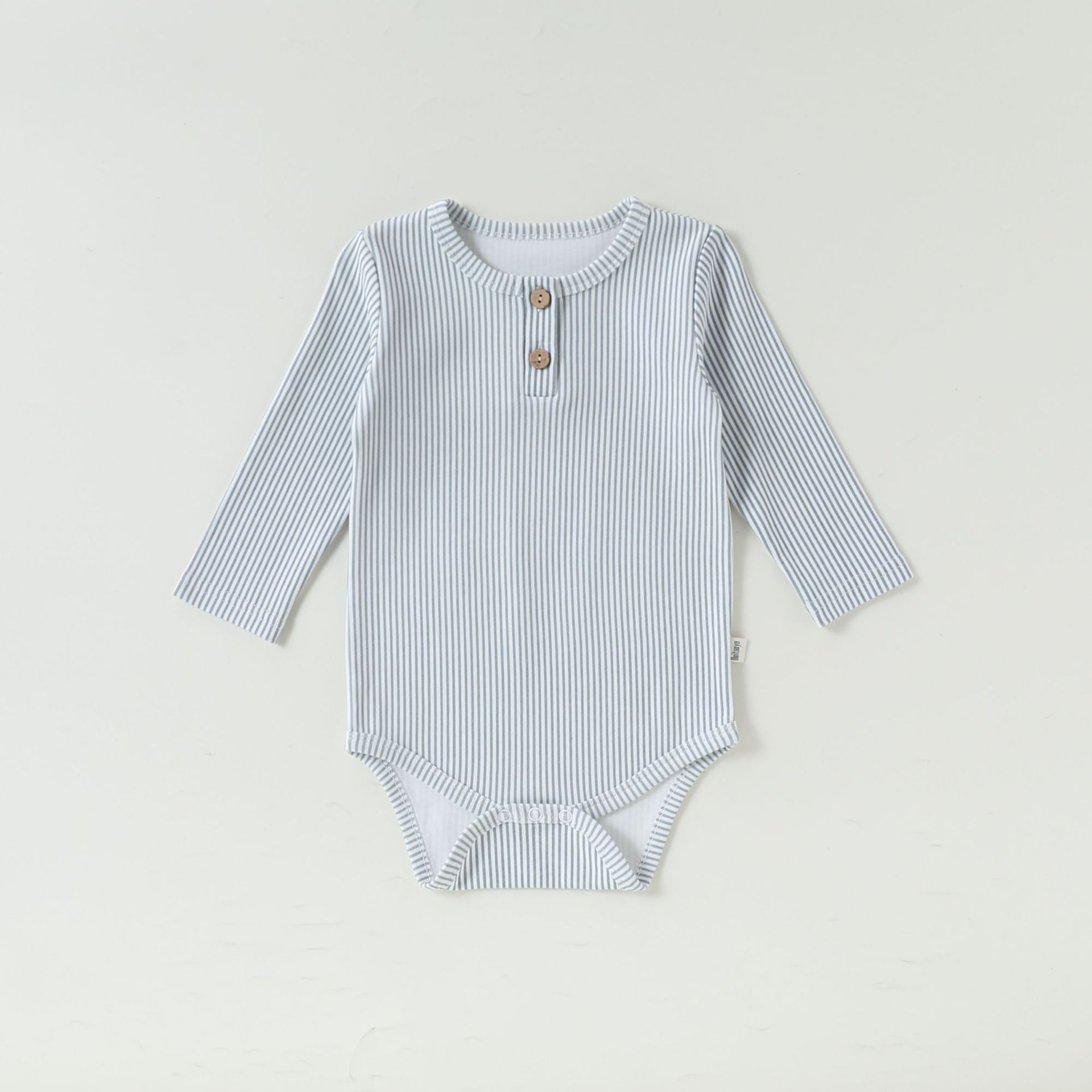 Lyocell Long-Sleeve Romper リヨセル 長袖ロンパース【mh0012335】 mamahalo shop