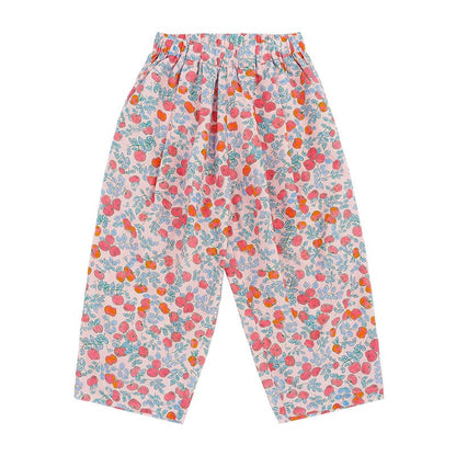 Lyocell Wide Pants イージー ロングパンツ【mh0013089】 Pink / 90cm RICE & SKY ロングパンツ・スウェットパンツ
