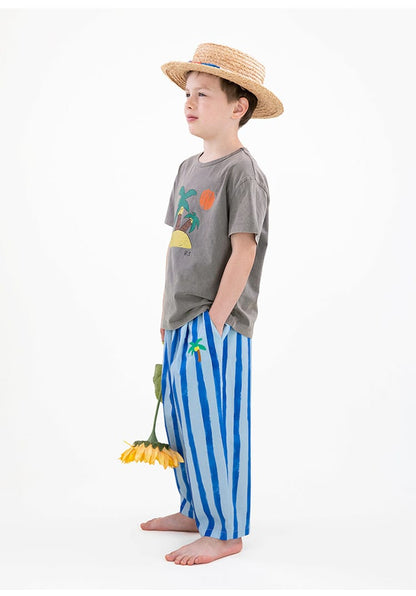 Lyocell Wide Pants イージー ロングパンツ【mh0013089】 RICE & SKY ロングパンツ・スウェットパンツ