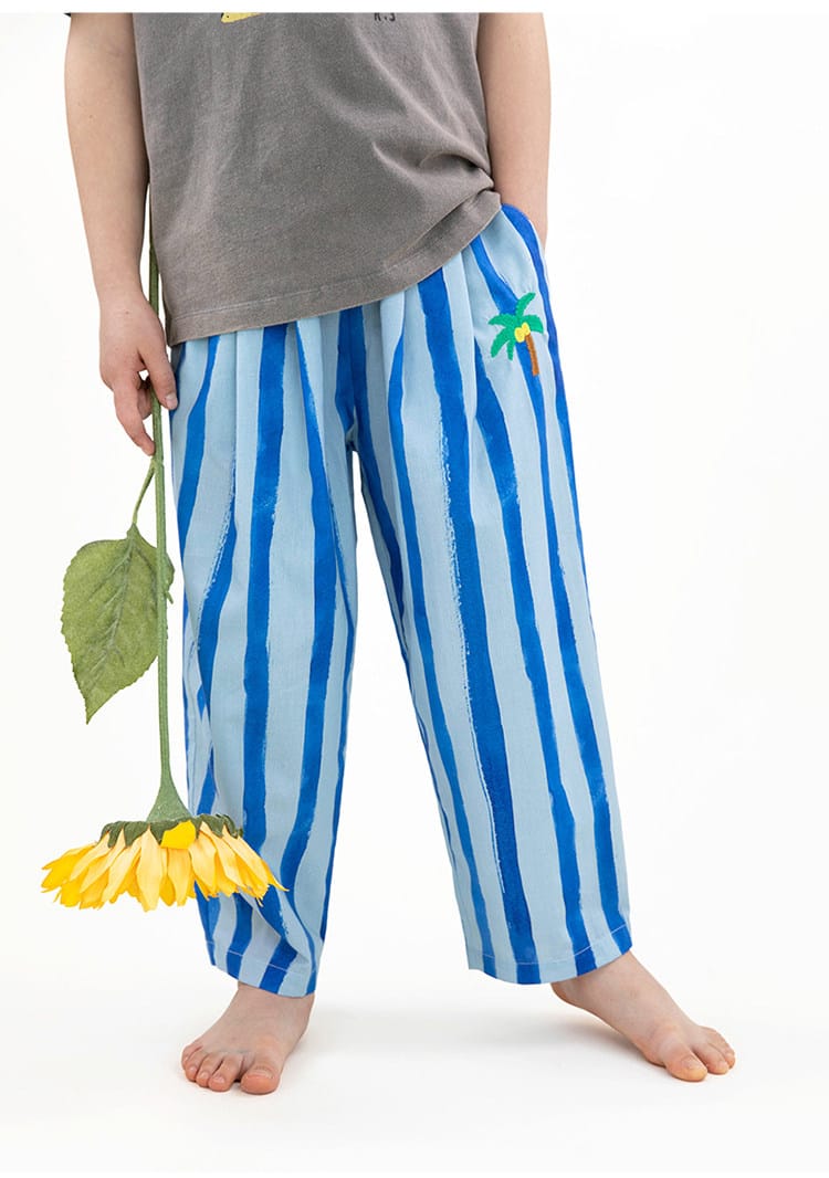 Lyocell Wide Pants イージー ロングパンツ【mh0013089】 RICE & SKY ロングパンツ・スウェットパンツ