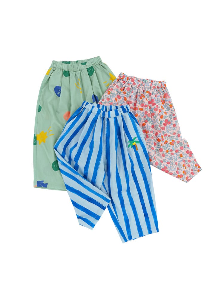 Lyocell Wide Pants イージー ロングパンツ【mh0013089】 RICE & SKY ロングパンツ・スウェットパンツ