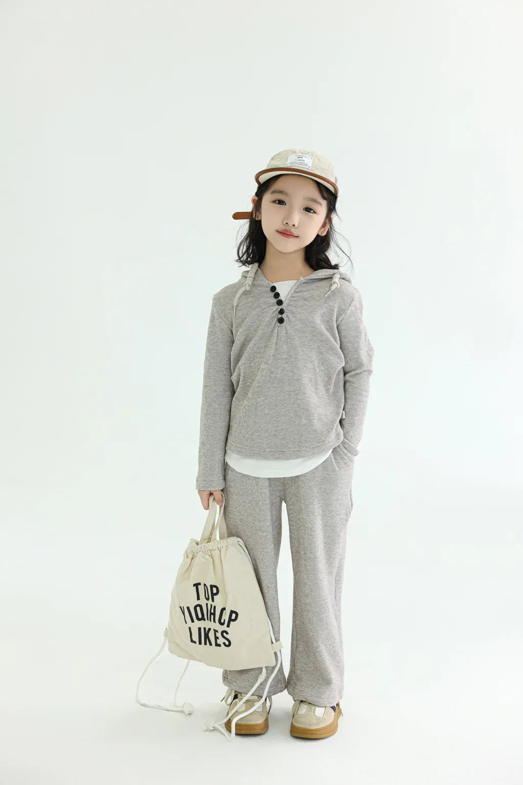 長袖セットアップ キッズセットアップ 2点セット フーディ長袖Tシャツ+ロングパンツ 2カラー【mh0007318】