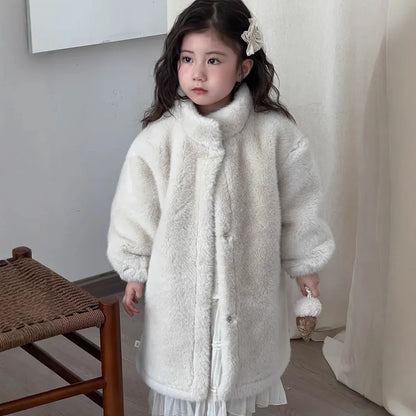 ショートコート・ジャケット・ジャンパー Apricot / 24M  90CM キッズアウター ボアフリーススタンドカラージャケットコート【mh0008144】