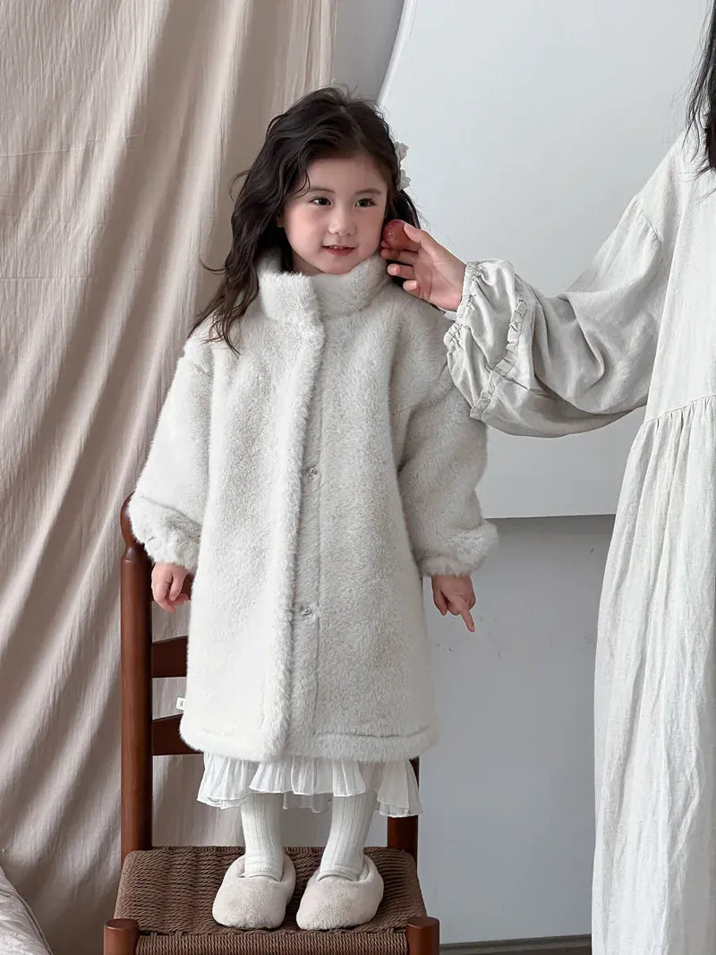 ショートコート・ジャケット・ジャンパー キッズアウター ボアフリーススタンドカラージャケットコート【mh0008144】