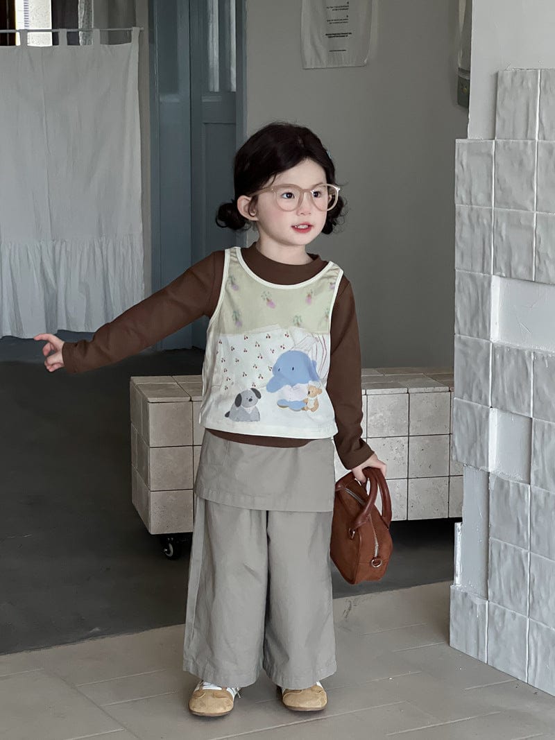 ロングパンツ・スウェットパンツ エプロンドッキングロングルーズパンツ【mh0010703】