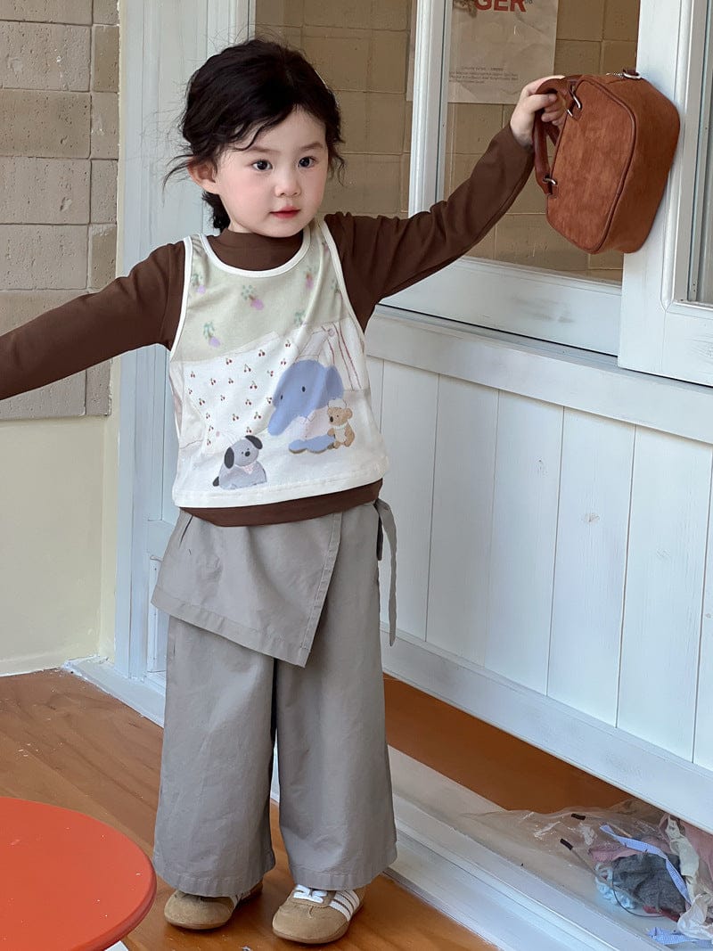 ロングパンツ・スウェットパンツ エプロンドッキングロングルーズパンツ【mh0010703】