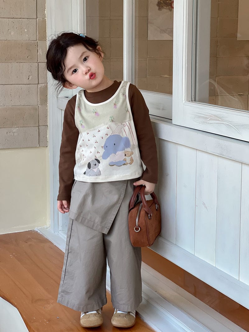 ロングパンツ・スウェットパンツ エプロンドッキングロングルーズパンツ【mh0010703】