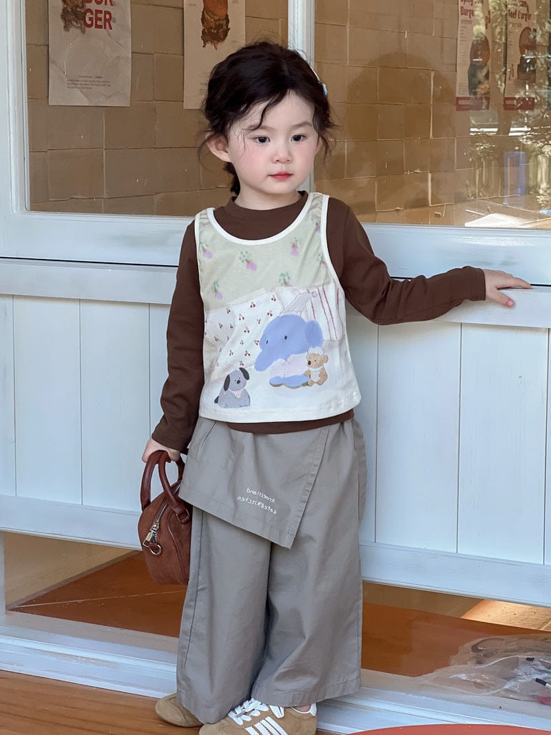 ロングパンツ・スウェットパンツ エプロンドッキングロングルーズパンツ【mh0010703】