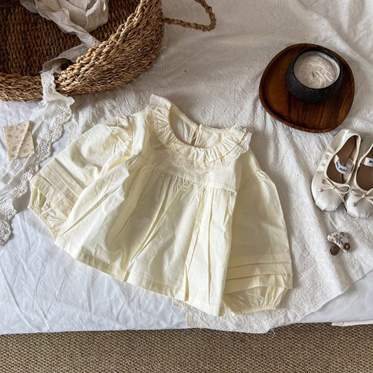 長袖シャツ・ブラウス ダブルフリル襟長袖ブラウス【mh0010704】