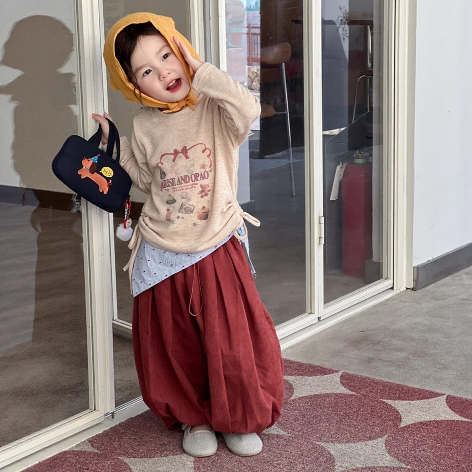 ロングパンツ・スウェットパンツ ビッグシルエットタックバルーンパンツ【mh0010708】