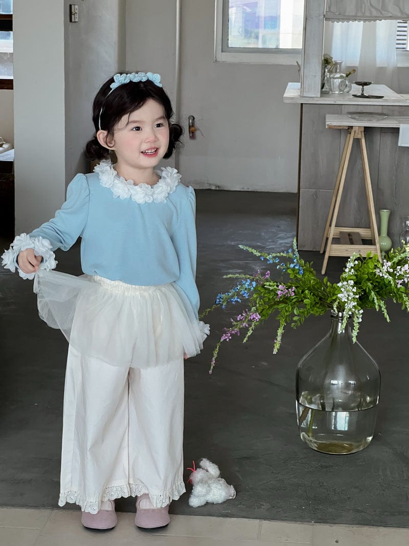 ロングパンツ・スウェットパンツ チュールスカートドッキングルーズロングパンツ【mh0010712】