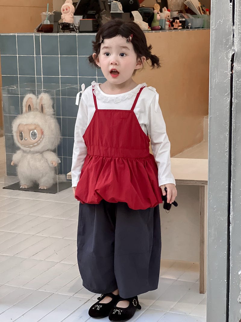 ロングパンツ・スウェットパンツ シンプルバルーンサルエルパンツ【mh0010715】