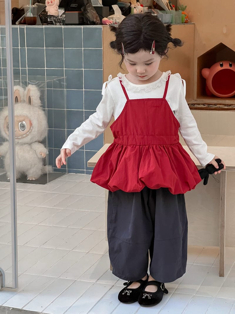 ロングパンツ・スウェットパンツ シンプルバルーンサルエルパンツ【mh0010715】