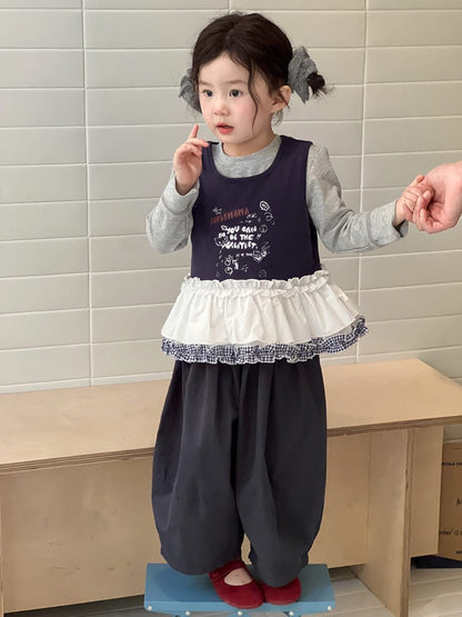 タンクトップ・キャミソール・ノースリーブトップス ペプラムフリルノースリーブTシャツ【mh0010700】