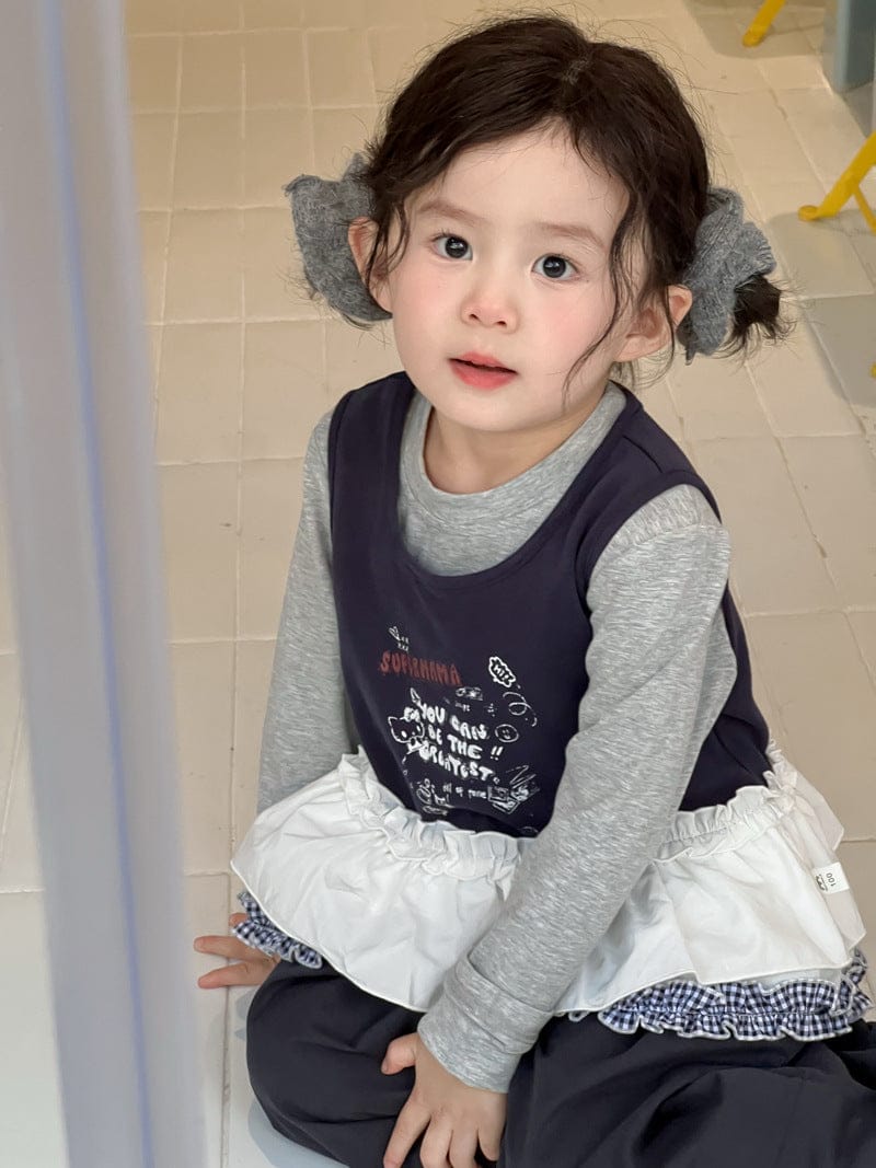 タンクトップ・キャミソール・ノースリーブトップス ペプラムフリルノースリーブTシャツ【mh0010700】