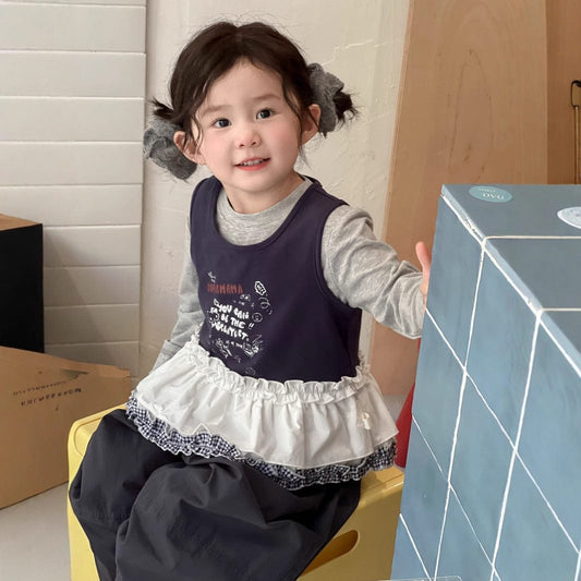 タンクトップ・キャミソール・ノースリーブトップス ペプラムフリルノースリーブTシャツ【mh0010700】