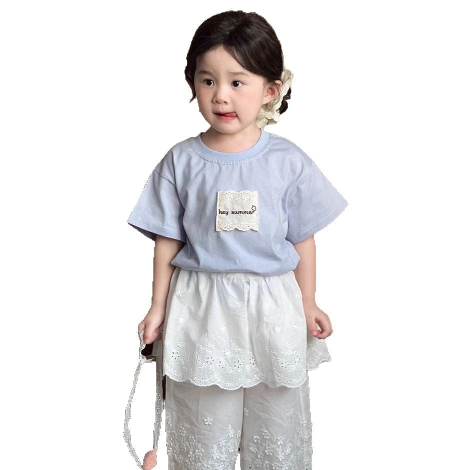 半袖Tシャツ レースタグワンポイント半袖Tシャツ【mh0009724】