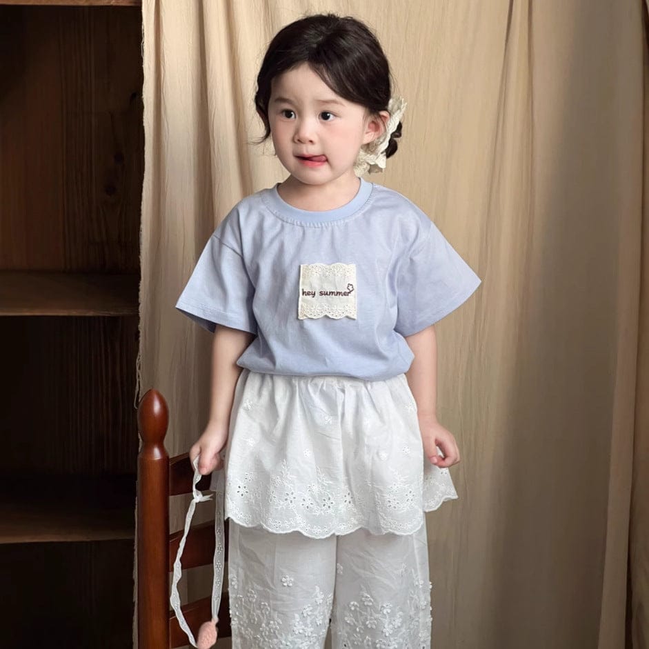 半袖Tシャツ レースタグワンポイント半袖Tシャツ【mh0009724】