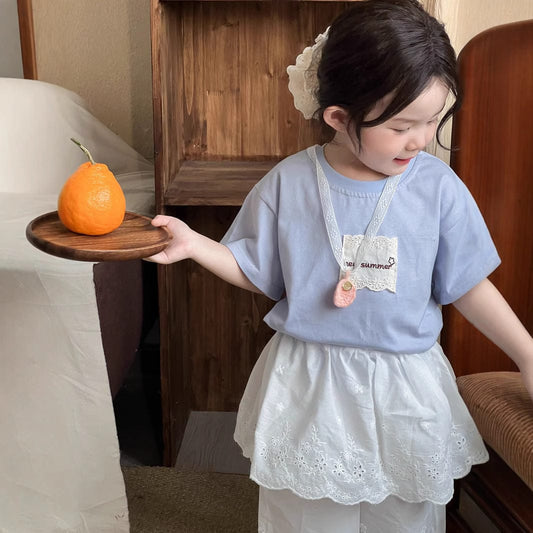 半袖Tシャツ レースタグワンポイント半袖Tシャツ【mh0009724】