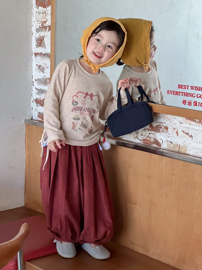 長袖Tシャツ プリント柄長袖Tシャツ【mh0010701】