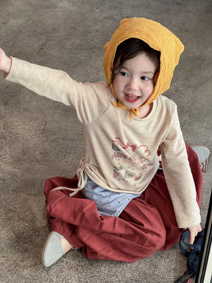 長袖Tシャツ プリント柄長袖Tシャツ【mh0010701】