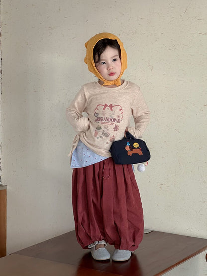 長袖Tシャツ プリント柄長袖Tシャツ【mh0010701】