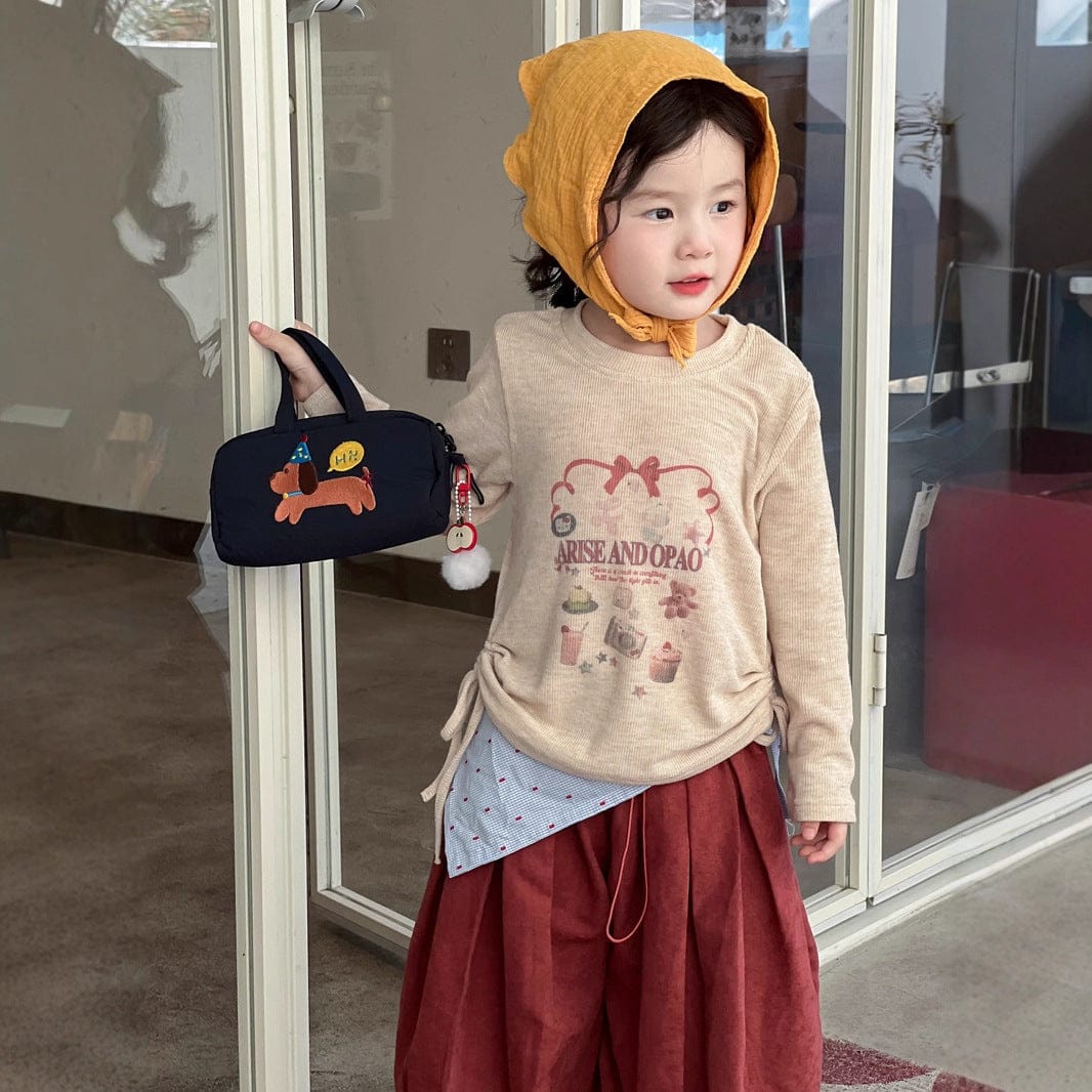 長袖Tシャツ プリント柄長袖Tシャツ【mh0010701】