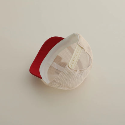 ベビー用帽子 ベビー帽子 メッシュキャップ 野球帽 ベアくまワッペン サマーハット