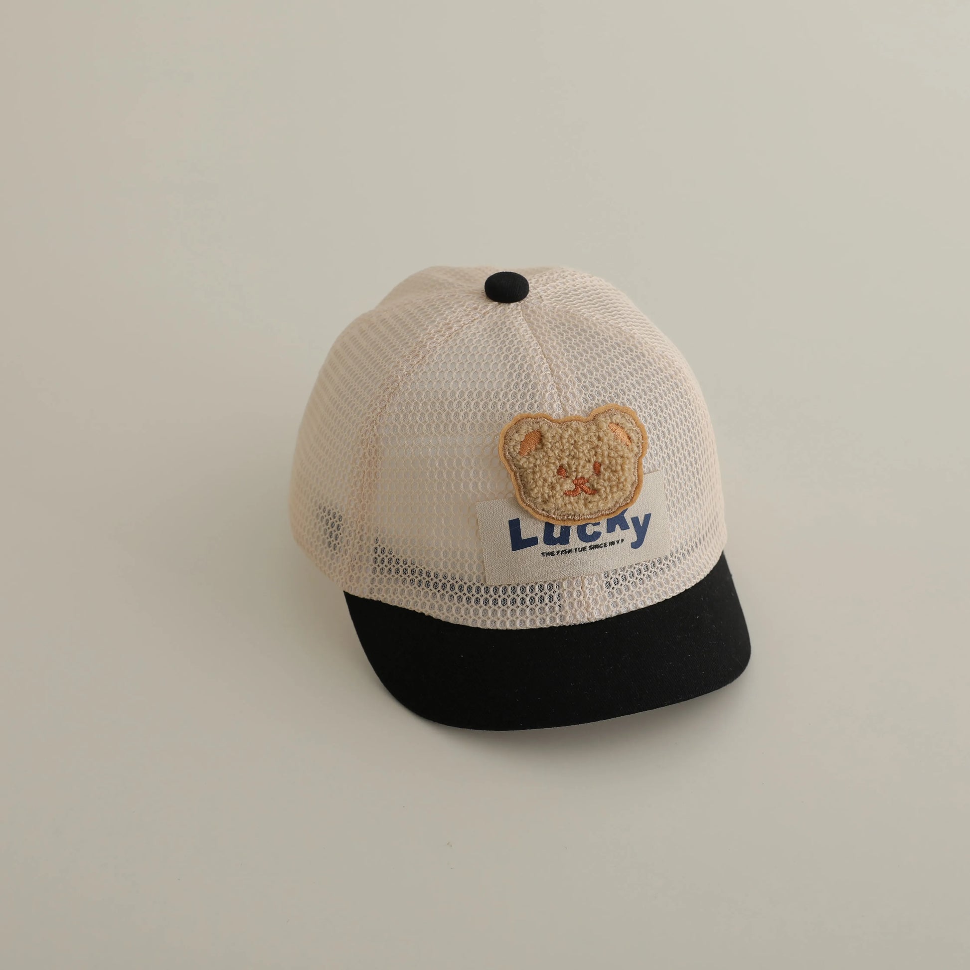 ベビー用帽子 ベビー帽子 メッシュキャップ 野球帽 ベアくまワッペン サマーハット