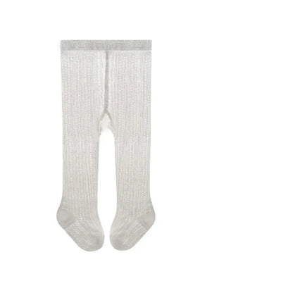 ベビー用靴下・タイツ 123 grey / 18-20 for 0-1Y ベビーキッズ タイツ ソックス レース メッシュ 編みタイツ【mh0006514】