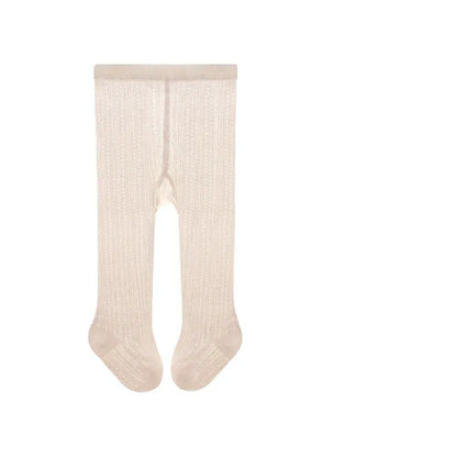 ベビー用靴下・タイツ 123 pink / 18-20 for 0-1Y ベビーキッズ タイツ ソックス レース メッシュ 編みタイツ【mh0006514】