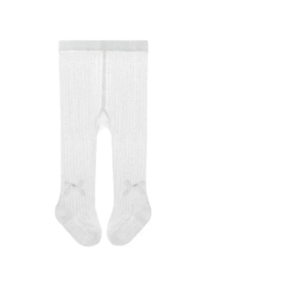 ベビー用靴下・タイツ 124 white / 18-20 for 0-1Y ベビーキッズ タイツ ソックス レース メッシュ 編みタイツ【mh0006514】