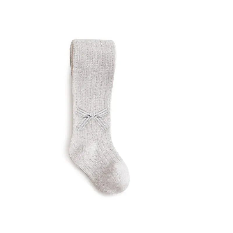 ベビー用靴下・タイツ 125 grey / 18-20 for 0-1Y ベビーキッズ タイツ ソックス レース メッシュ 編みタイツ【mh0006514】