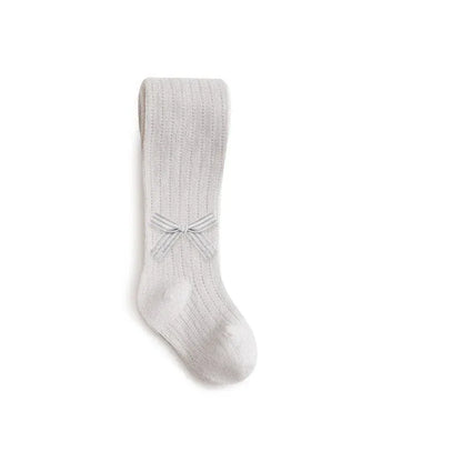 ベビー用靴下・タイツ 125 grey / 18-20 for 0-1Y ベビーキッズ タイツ ソックス レース メッシュ 編みタイツ【mh0006514】