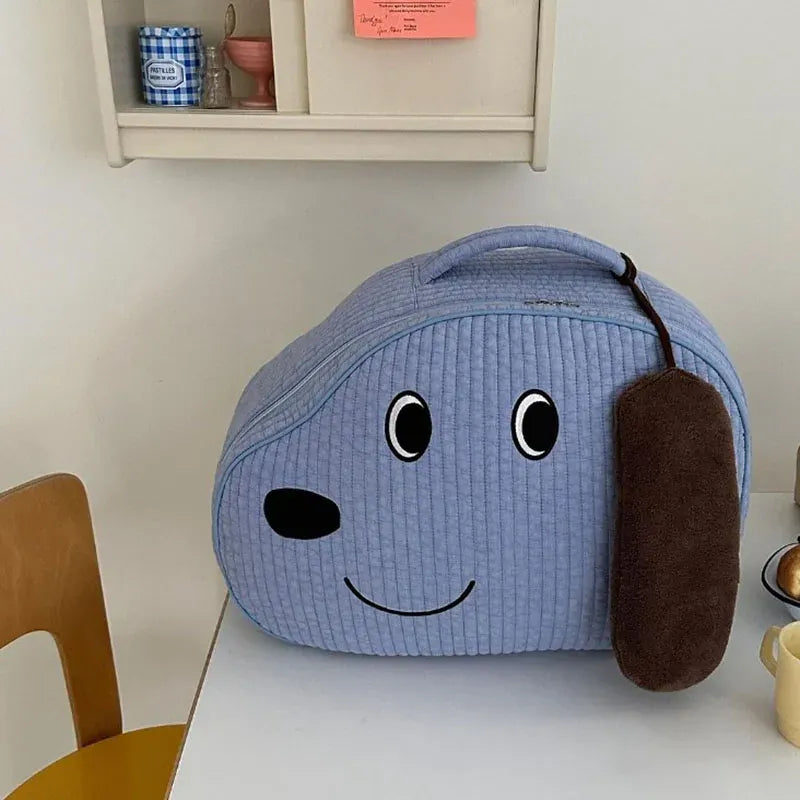 マザーズバッグ キルティングバッグ マザーズバッグ 犬ドッグ刺繍 ストレージ 収納 鞄 ままバッグ 3カラー【mh0004589】