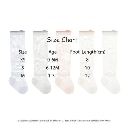 ベビー用靴下・タイツ ベビーソックス 靴下3足セット メッシュハイソックス【mh0004657】