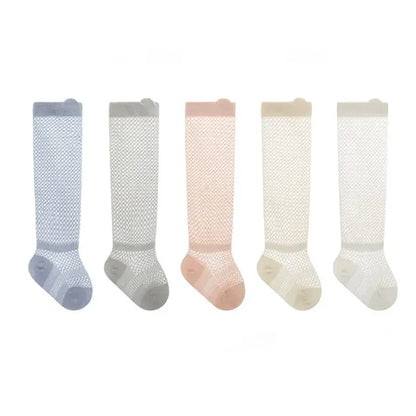 ベビー用靴下・タイツ ベビーソックス 靴下3足セット メッシュハイソックス【mh0004657】